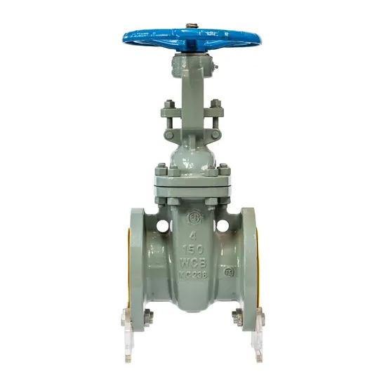 Handwheel Operated Flanged Gate Valve Wcb Stainless Steel Ductile Iron Metal Seat